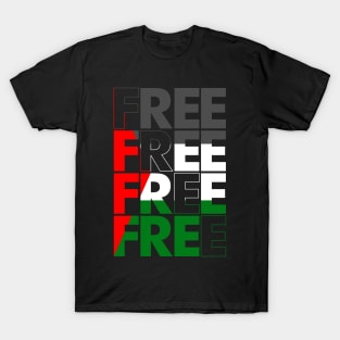 Free Palestine - Stand With Palestinian For Their Freedom T-Shirt